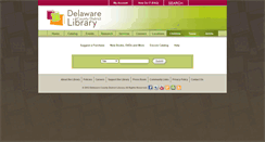 Desktop Screenshot of catalog.delawarelibrary.org